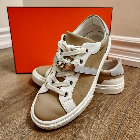 HERMES - Day Sneaker - Beige - Size 36 - Picture 1 of 6